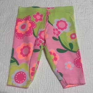 3-6m (6/$20) Bold Floral-Print Leggings by George